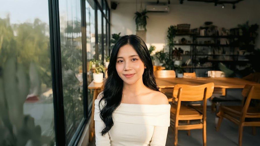 ゆるウェーブロングのヘアスタイル